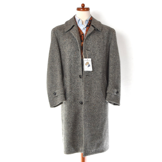 Lord Classic Kynoch Tweed Wool Overcoat Size 48