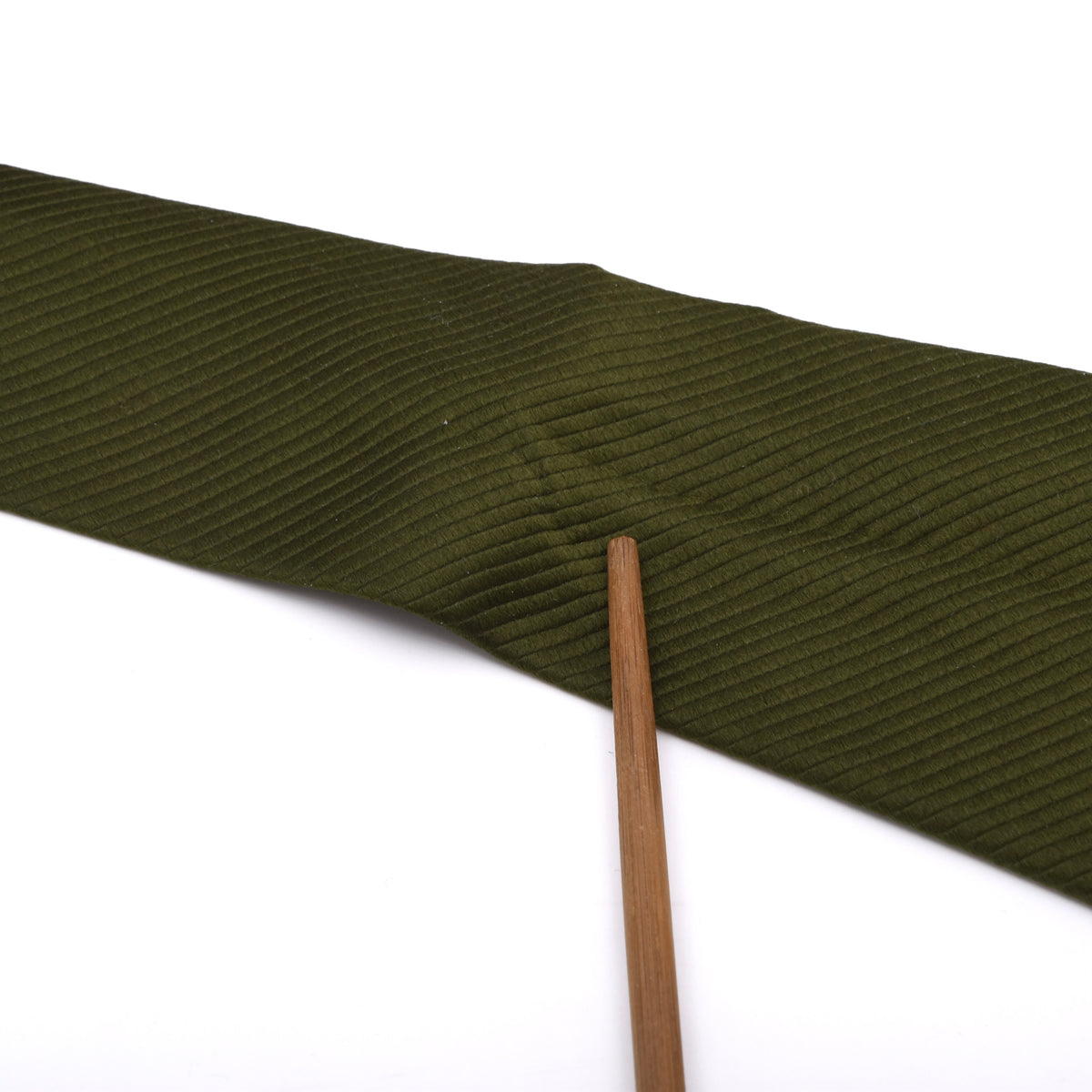 Vintage Adlmüller Silk Tie Width: 11cm - Olive Green