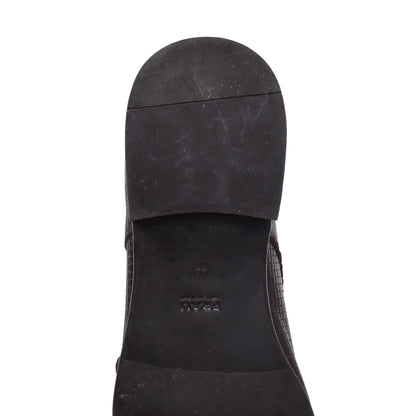 Frau Double Monk Shoes Size 44 - Brown