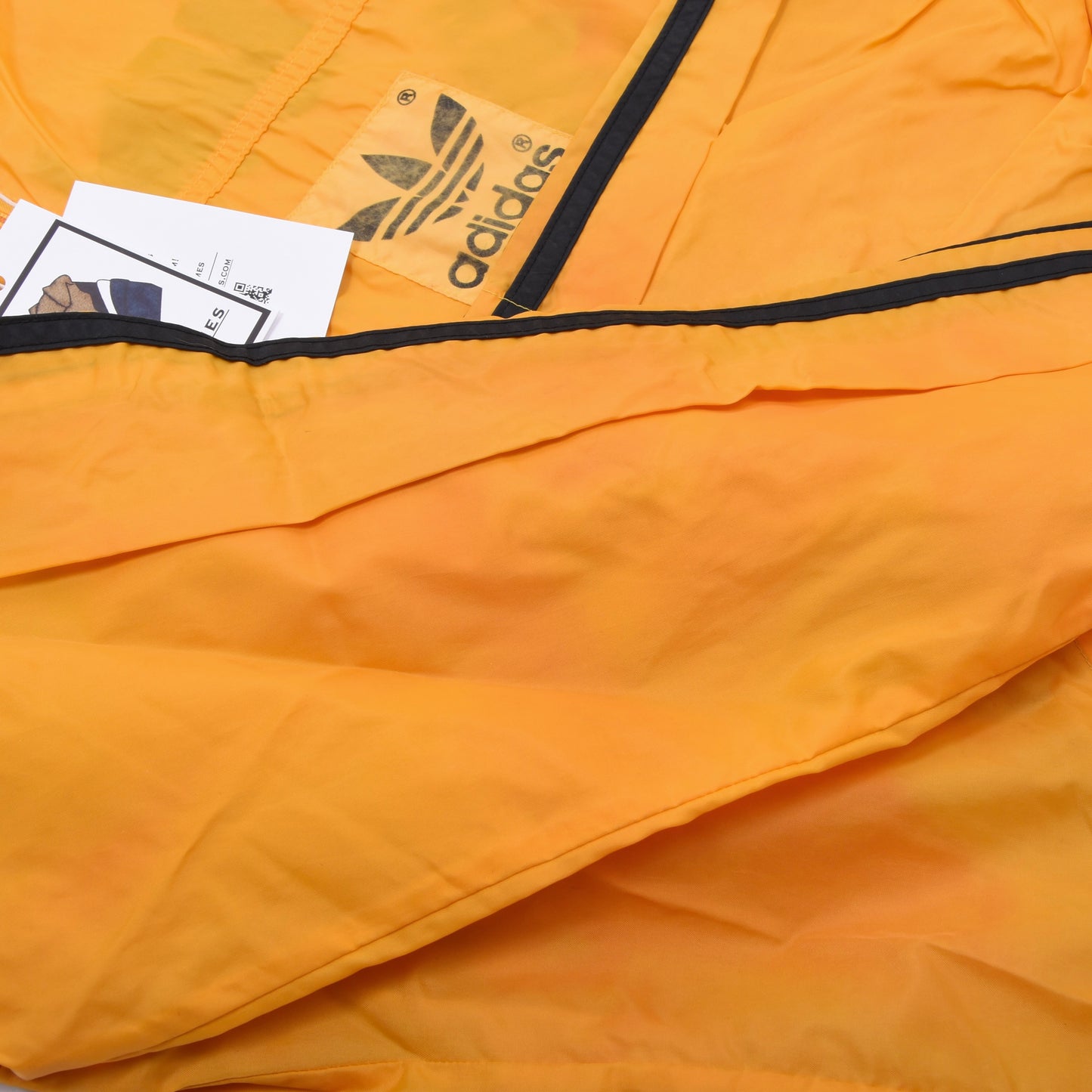 Vintage Adidas Nylon Regenjacke Größe D50 ca. 60cm - Gelb