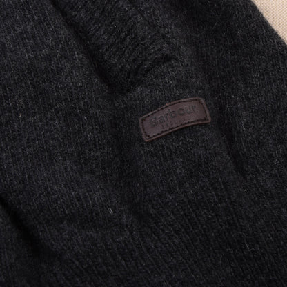 Barbour Essential Strickjacke aus Wolle Größe M - Grau