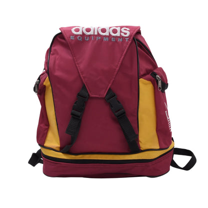 Vintage Adidas Equipment Rucksack/Backpack Bag - Red/Yellow