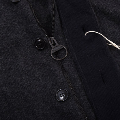 Barbour Essential Strickjacke aus Wolle Größe M - Grau