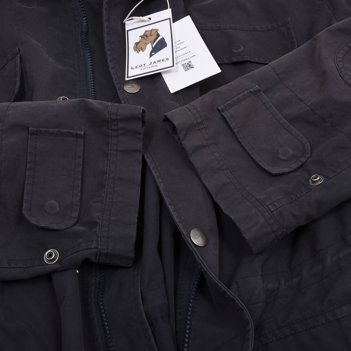 Vintage Fay Feld/Safari Jacke Made in Italy Gr. XL - Marineblau