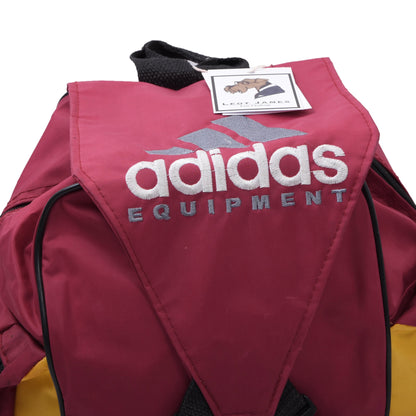 Vintage Adidas Equipment Rucksack/Backpack Bag - Red/Yellow