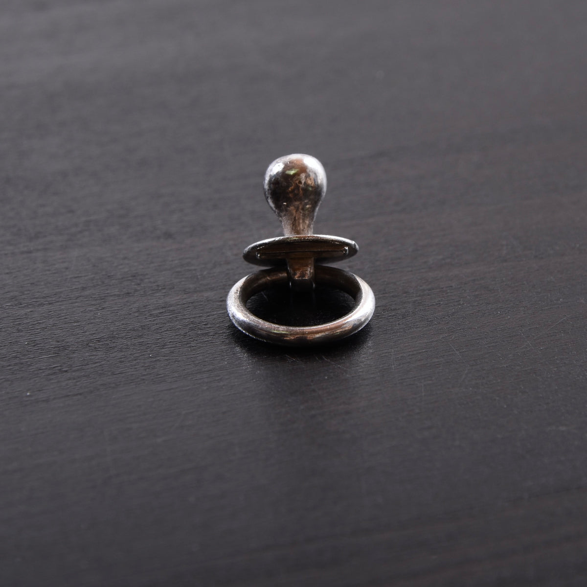 Vintage Uno A Erre .925 Sterling Silver Pacifier Charm/Pendant ca. 2.5cm