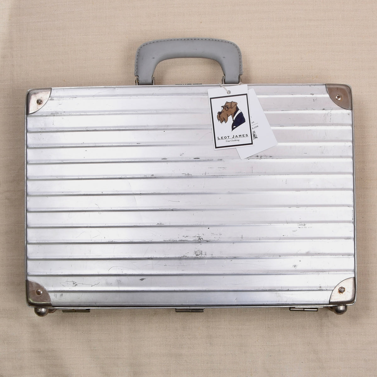 Vintage Rimowa Aluminum Attaché/Aktenkoffer ca. 46 cm Breit - Silber