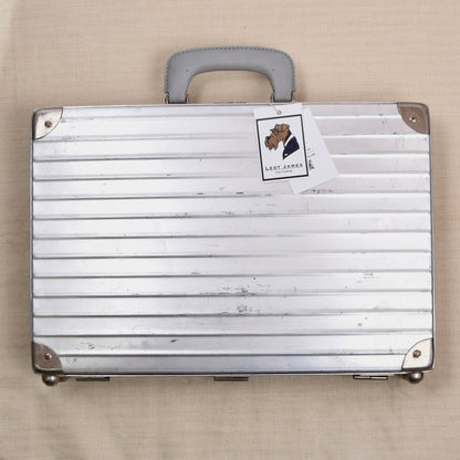 Vintage Rimowa Aluminum Attaché/Aktenkoffer ca. 46 cm Breit - Silber