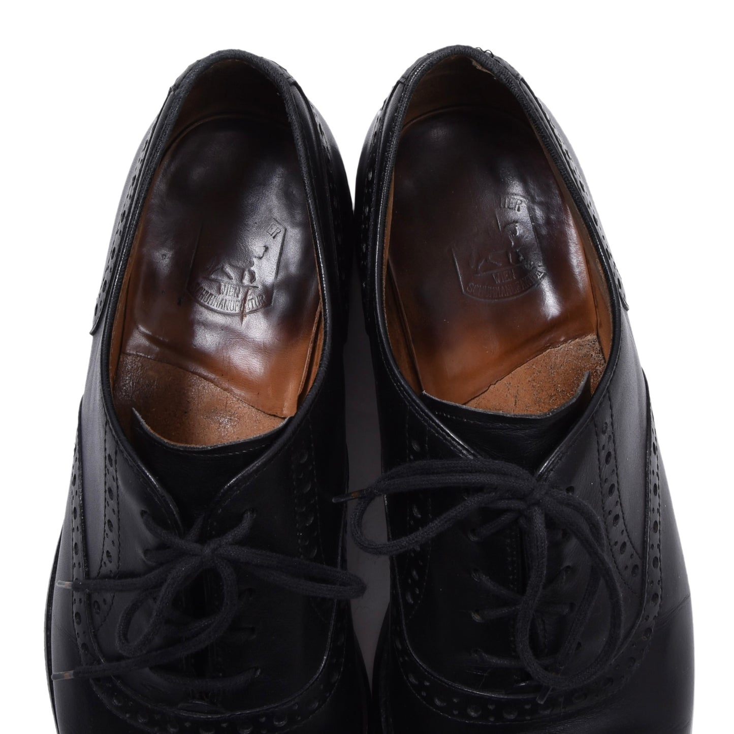Ludwig Reiter Vintage Cap Toe Schuhe Größe 7 - Schwarz