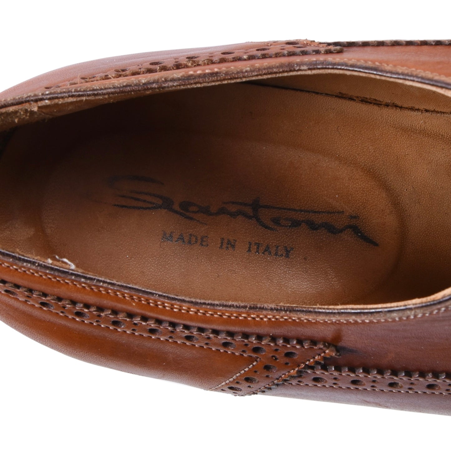 Santoni Lederschuhe Größe 8 - Braun