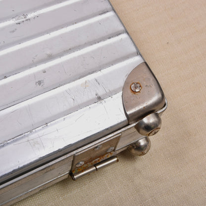 Vintage Rimowa Aluminum Attaché/Aktenkoffer ca. 46 cm Breit - Silber