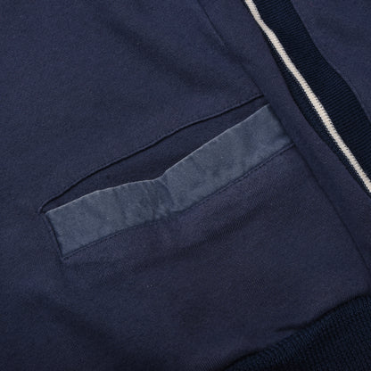 Vintage 1980er Adidas Strickjacke Größe 50 ca. 58cm - Blau