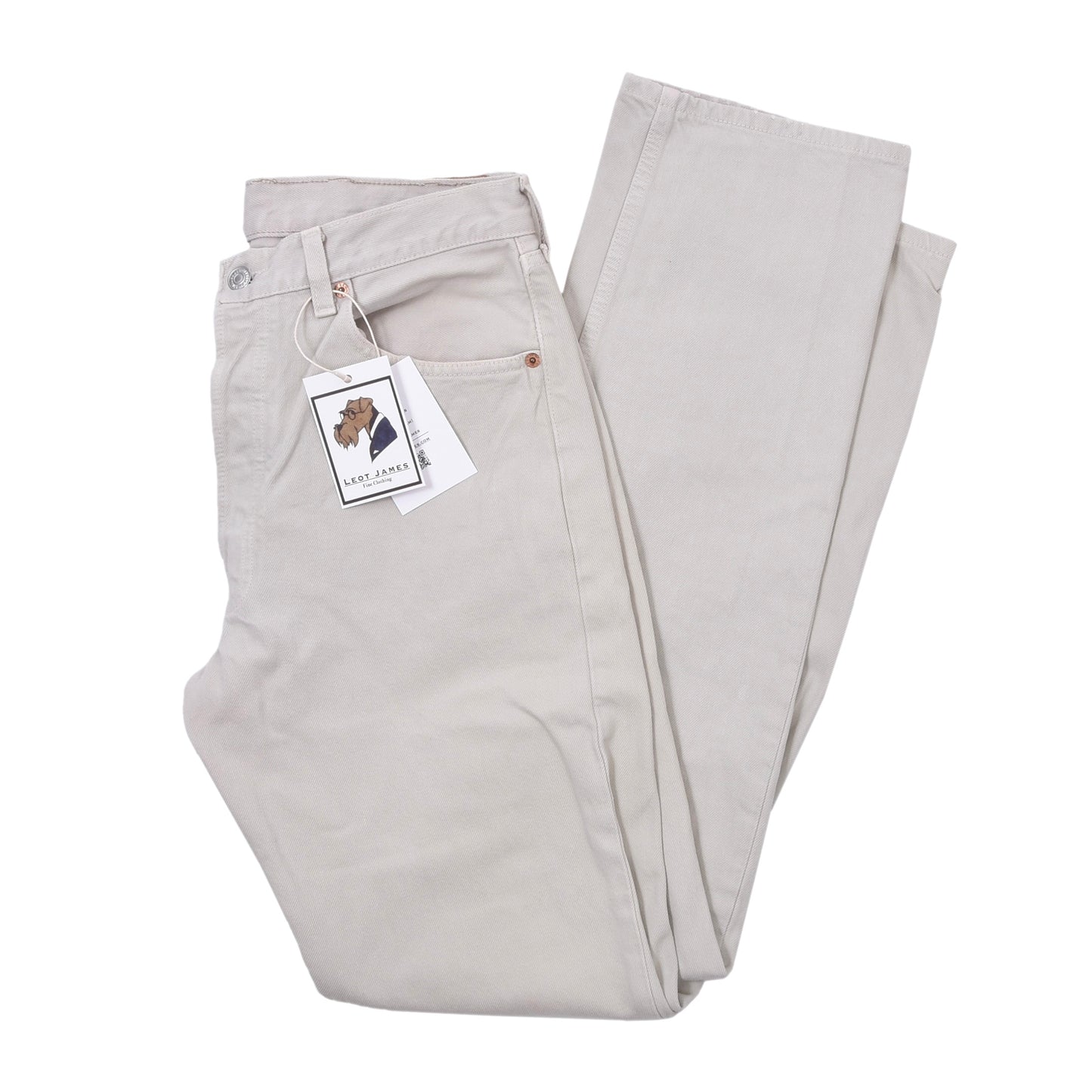 Vintage Levi's 501 Made in USA Größe W33 L34 ca. 40cm - Off-White