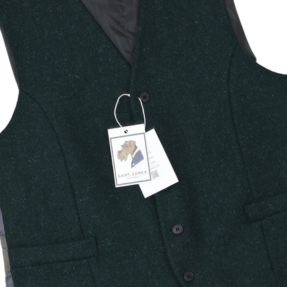 Joop! Wool Tweed Waistcoat/Weste Größe 48 Chest ca. 51cm - Green