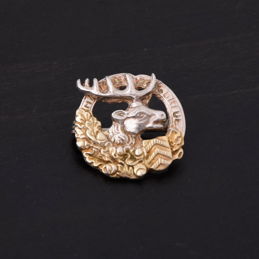 Vintage Hunting Club .925 Sterling Silver Pin ca. 2cm
