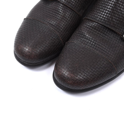 Frau Double Monk Shoes Size 44 - Brown