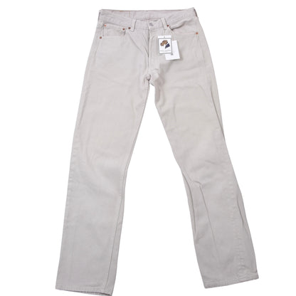 Vintage Levi's 501 Made in USA Größe W33 L34 ca. 40cm - Off-White