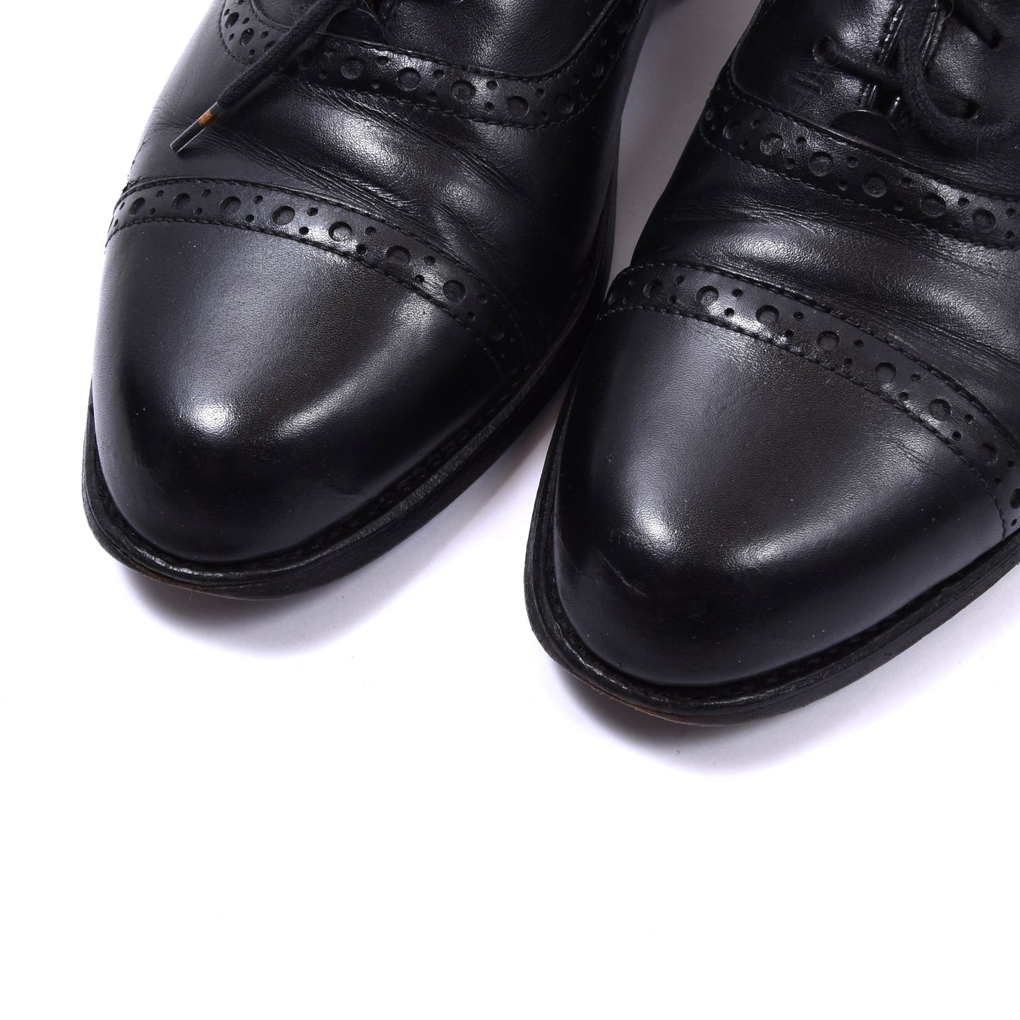 Ludwig Reiter Vintage Cap Toe Schuhe Größe 7 - Schwarz