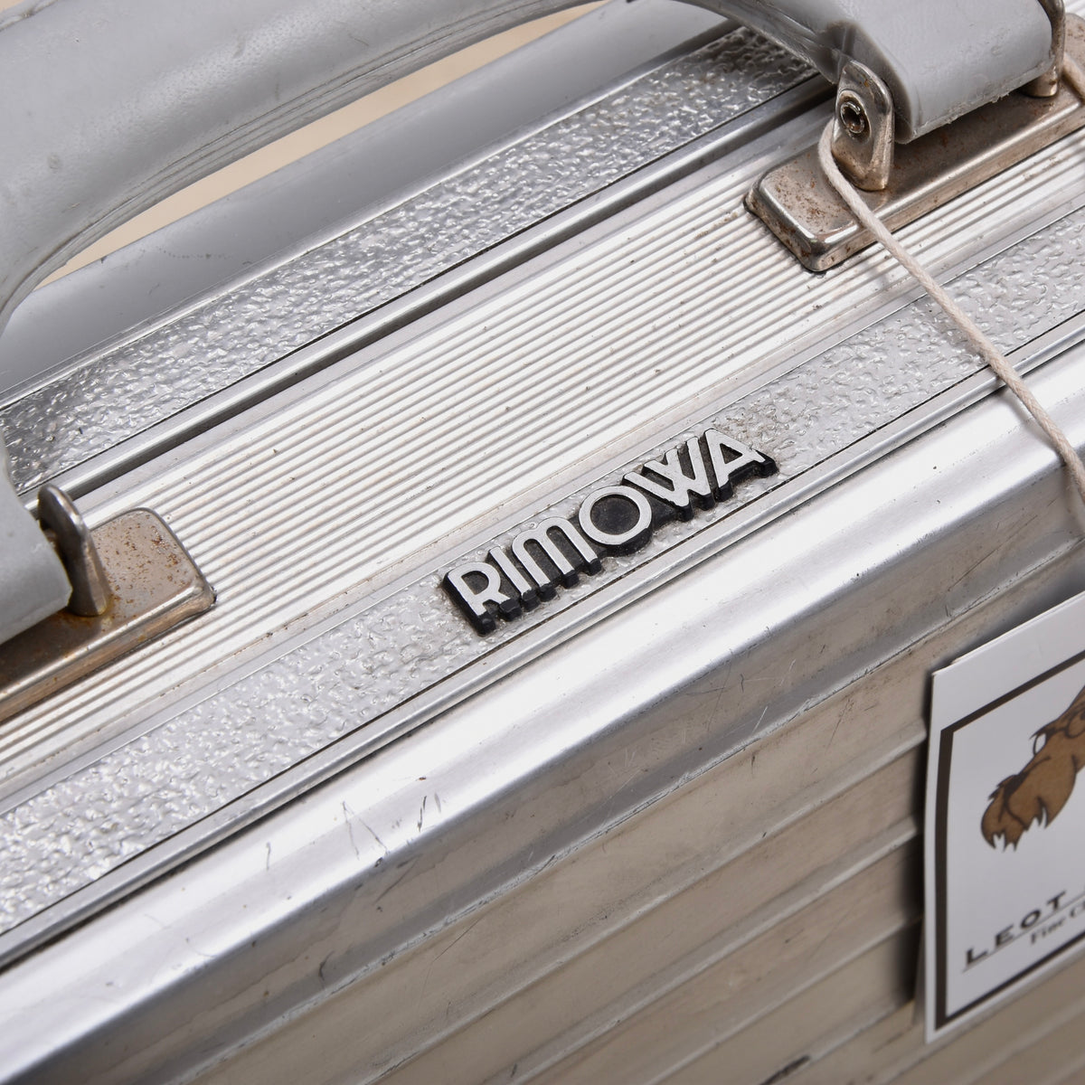 Vintage Rimowa Aluminum Attaché/Aktenkoffer ca. 46 cm Breit - Silber