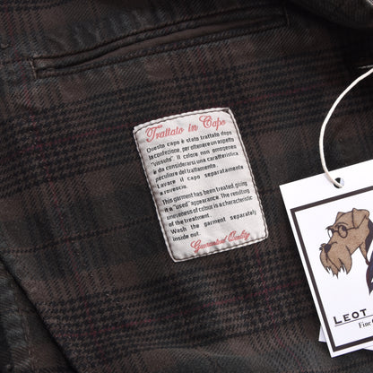 L.B.M. 1911 Unstructured Cotton Jacket Size 50 ca. 52.5cm - Plaid