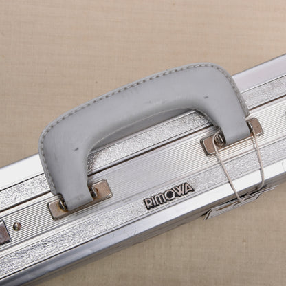 Vintage Rimowa Aluminum Attaché/Aktenkoffer ca. 46 cm Breit - Silber