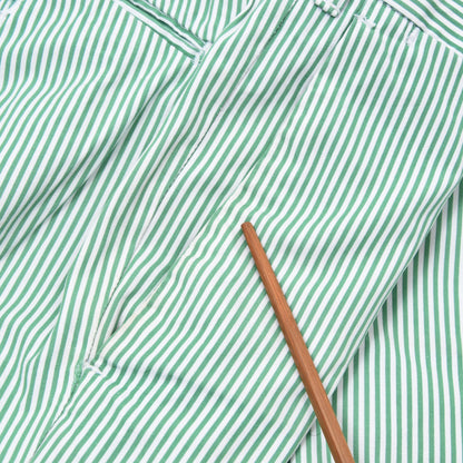 Polo Ralph Lauren Seersucker Shorts Size 32 - Green/White Stripes