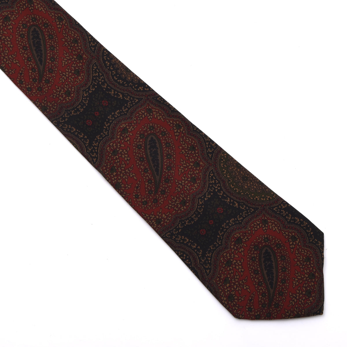 Complementi by Alea Seide Krawatte Made in Italy - Rot Paisley