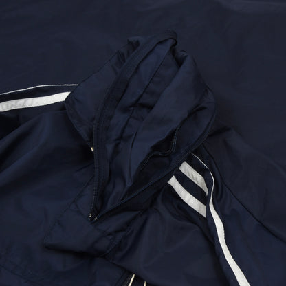 Vintage '80er Jahre Adidas Nylon Regenjacke Größe D54 - Marineblau