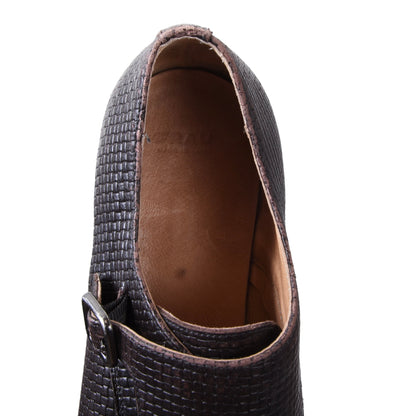 Frau Double Monk Shoes Size 44 - Brown