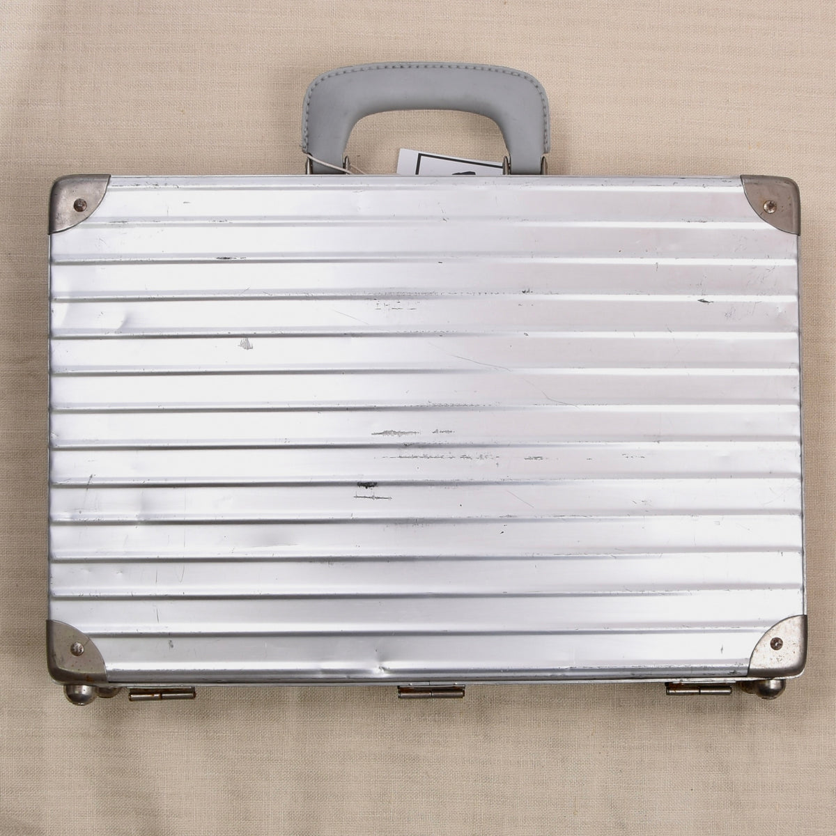 Vintage Rimowa Aluminum Attaché/Aktenkoffer ca. 46 cm Breit - Silber