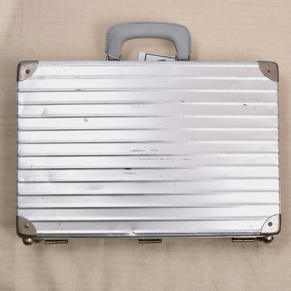 Vintage Rimowa Aluminum Attaché/Aktenkoffer ca. 46 cm Breit - Silber