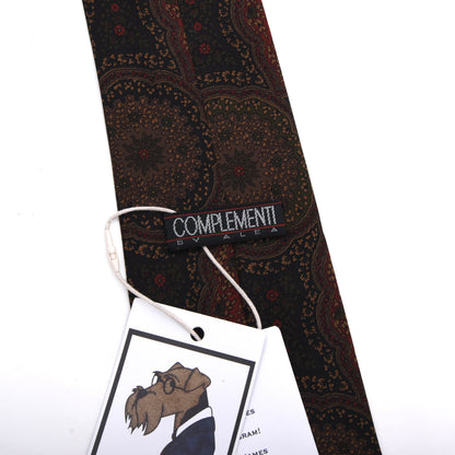 Complementi by Alea Seide Krawatte Made in Italy - Rot Paisley