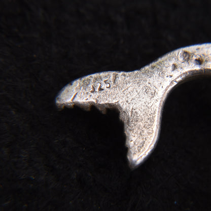 Vintage 925 Sterlingsilber Delfin Schlüsselanhänger ca. 20.88 g