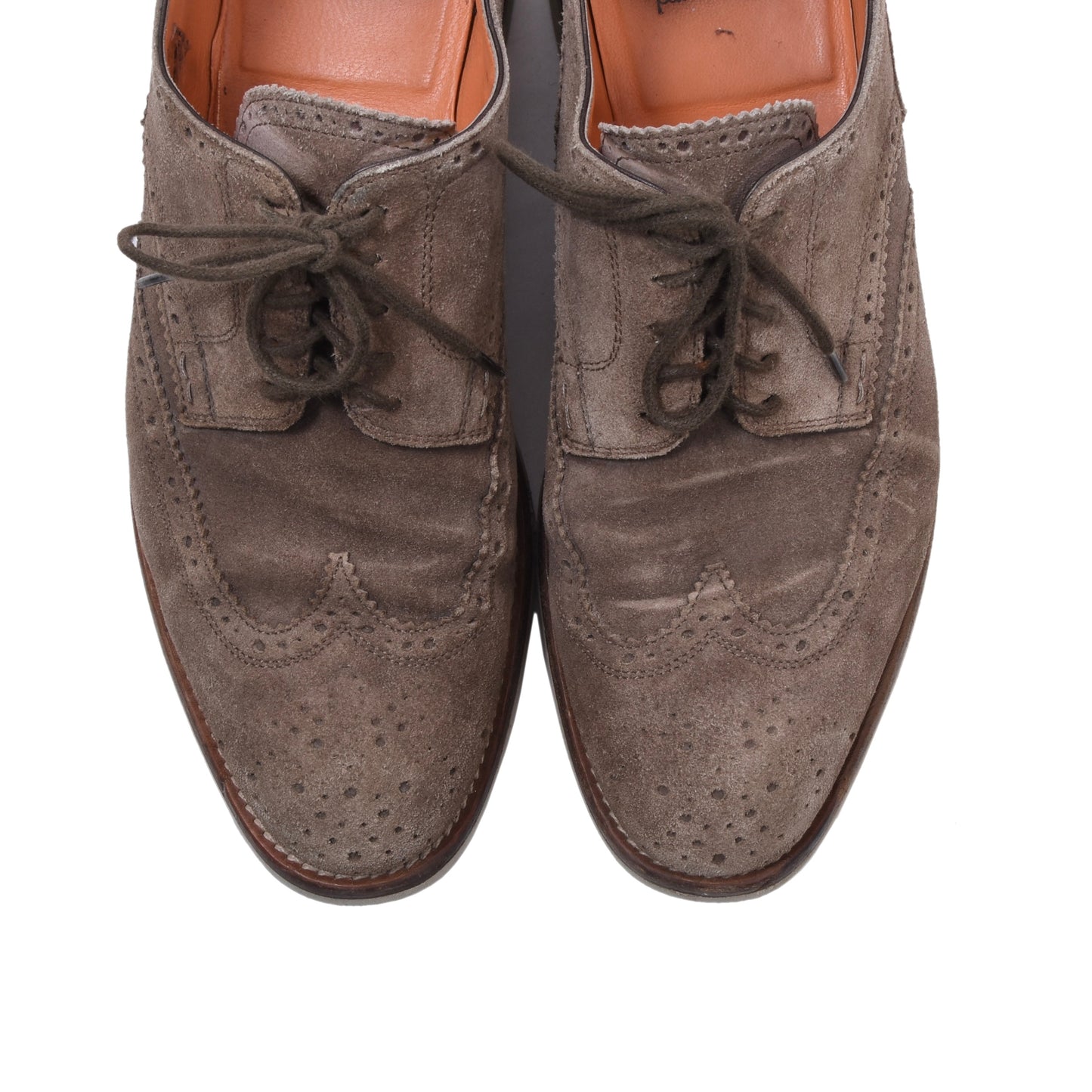 Santoni Wildlederschuhe Größe 8 - Beige/Hellbraun