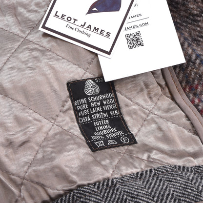 Vintage Tweedmantel, Größe 58 (ca. 63 cm), kariert