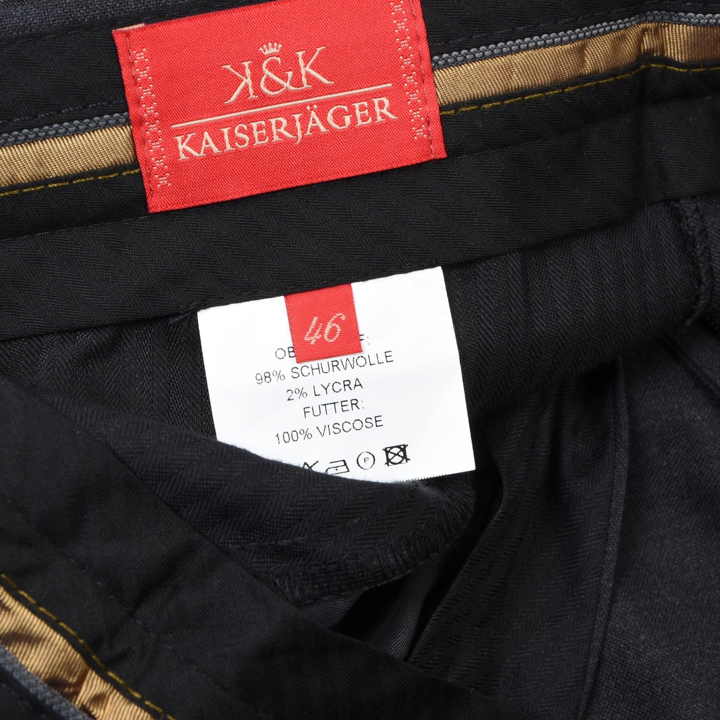 K&K Kaiserjäger Wool Steiereranzug/Suit Size 44/46 ca. 54cm - Grey