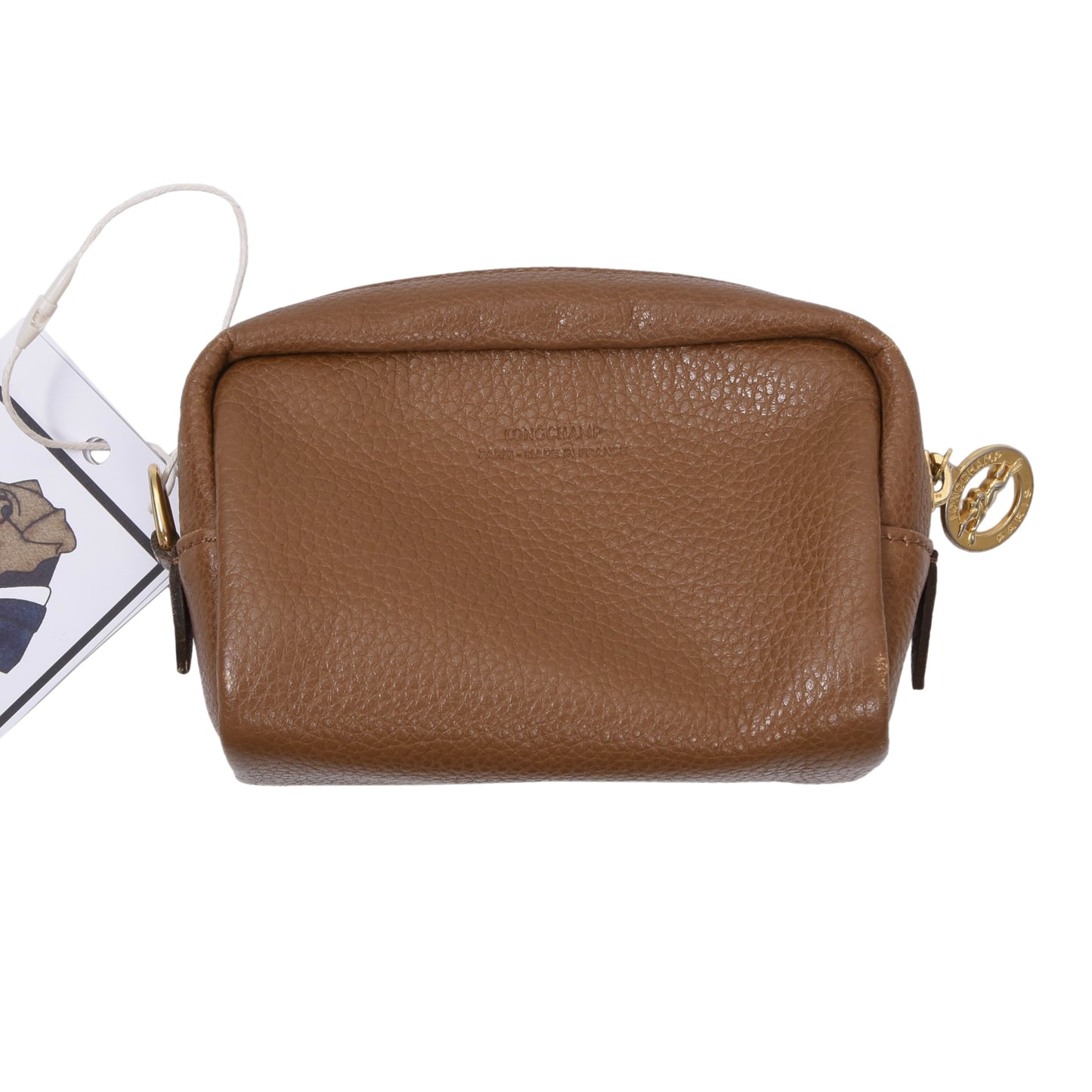 Longchamp Paris Leather Pouch Foulonne ca. 6.5cm - Burgundy (Copy)