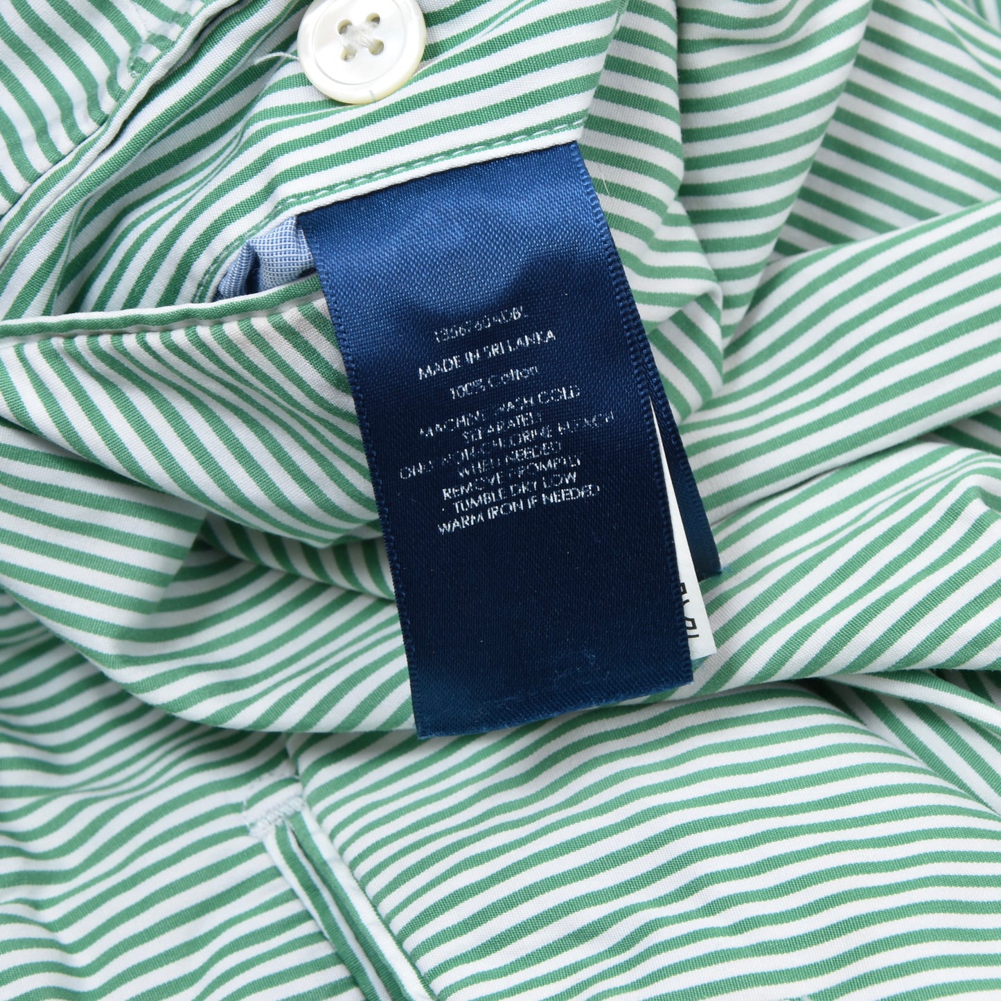 Polo Ralph Lauren Seersucker Shorts Size 32 - Green/White Stripes