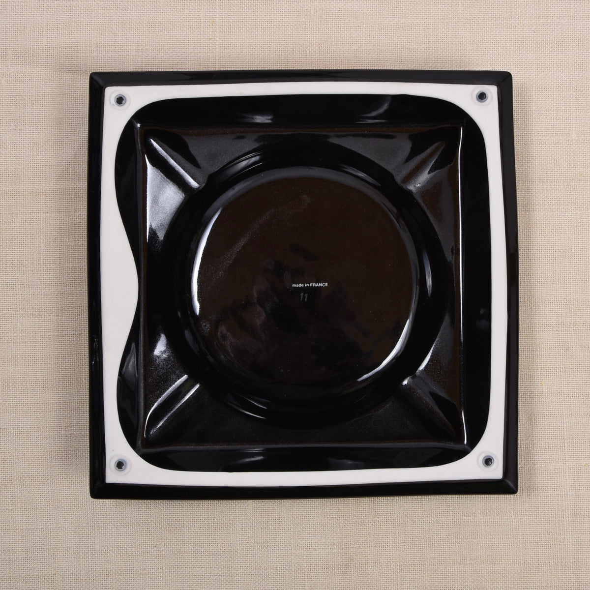 NIB Remy Martin Cigar Ashtray Made in France ca. 22cm - Black/Gold