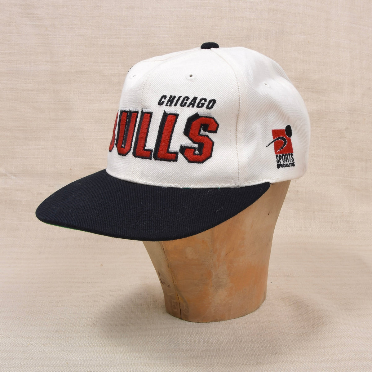 Vintae Sports Specialties 1990er Chicago Bulls Snapback - Weiß