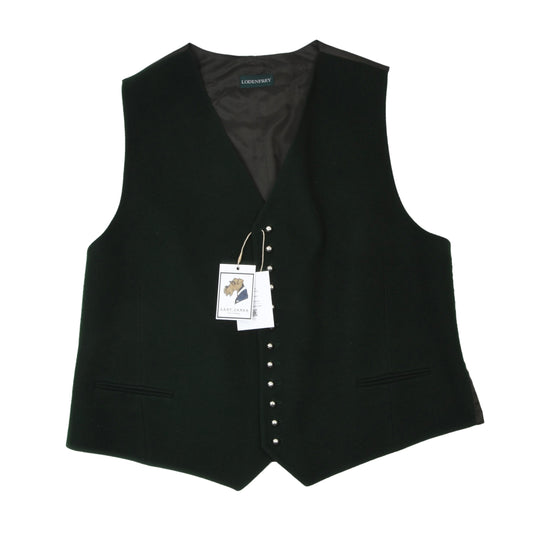 Lodenfrey Wool Blend Vest/Trachtenweste Size 64 - Green