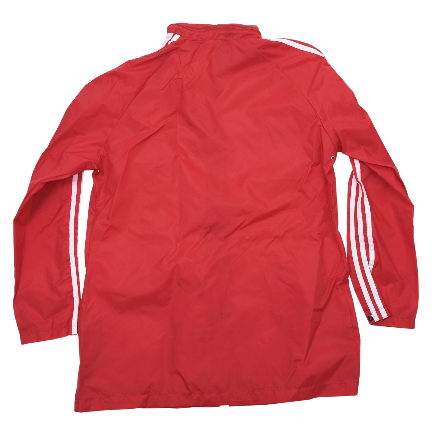 Vintage Adidas Nylon Regenjacke Größe D44 ca. 56cm - Rot