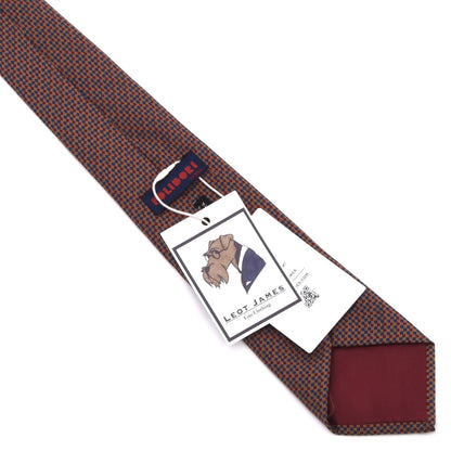 Polidori Roma Vintage Italian Madder Seide Krawatte ca. 139,5 – Blau/Rot
