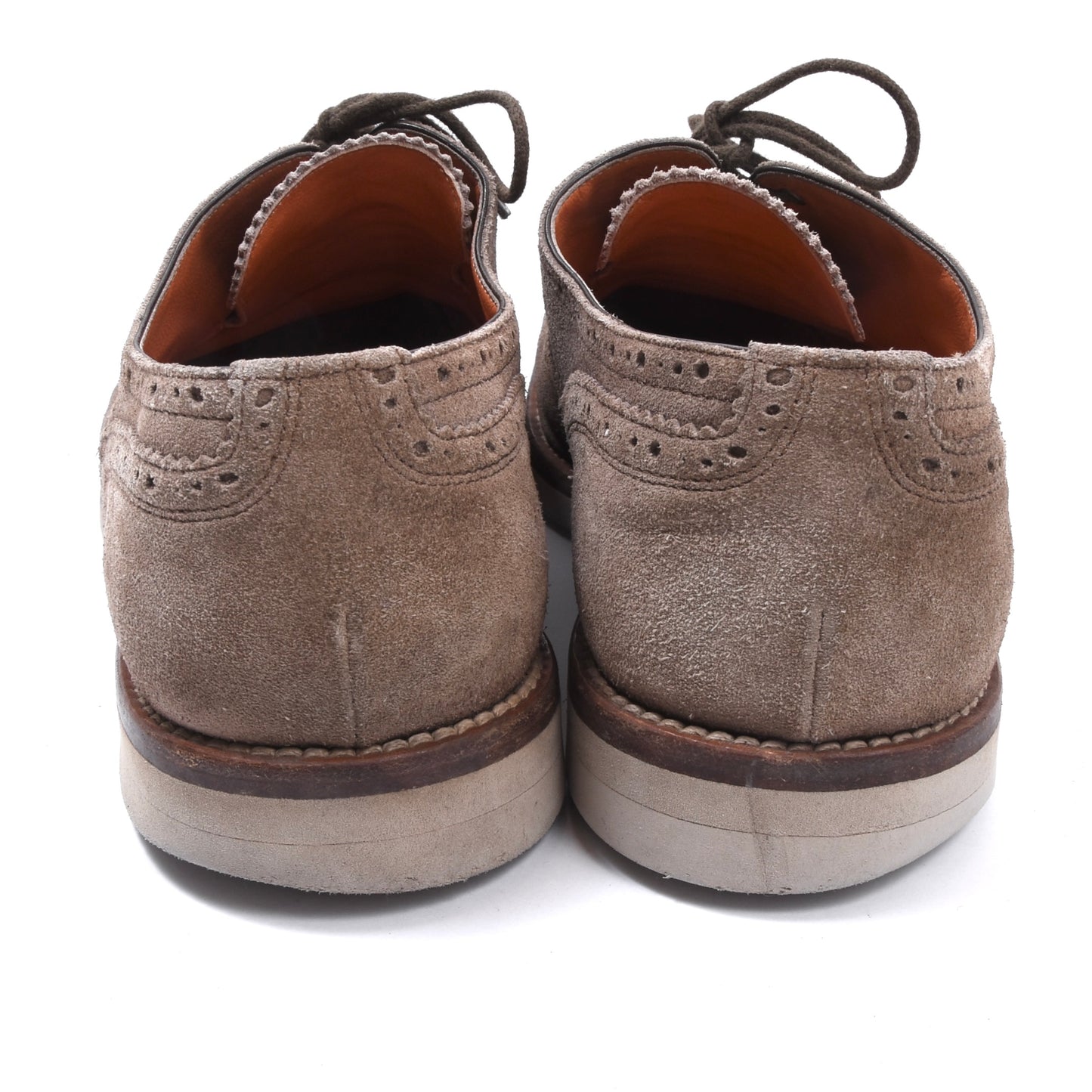 Santoni Wildlederschuhe Größe 8 - Beige/Hellbraun