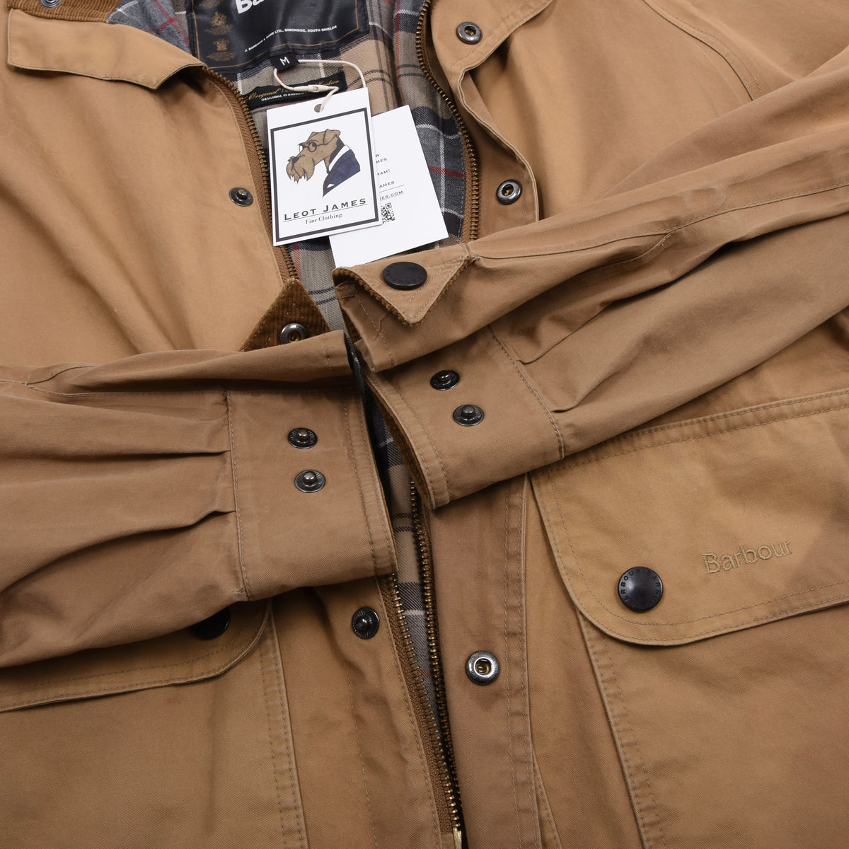 Vintage Barbour A892 Beaulieu Jacke Gr. M - Tan