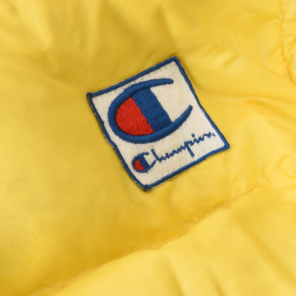 Vintage Champion Down Puffer Coat Size XL- Yellow