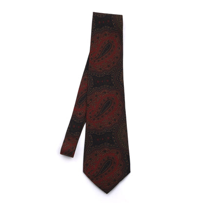 Complementi by Alea Seide Krawatte Made in Italy - Rot Paisley