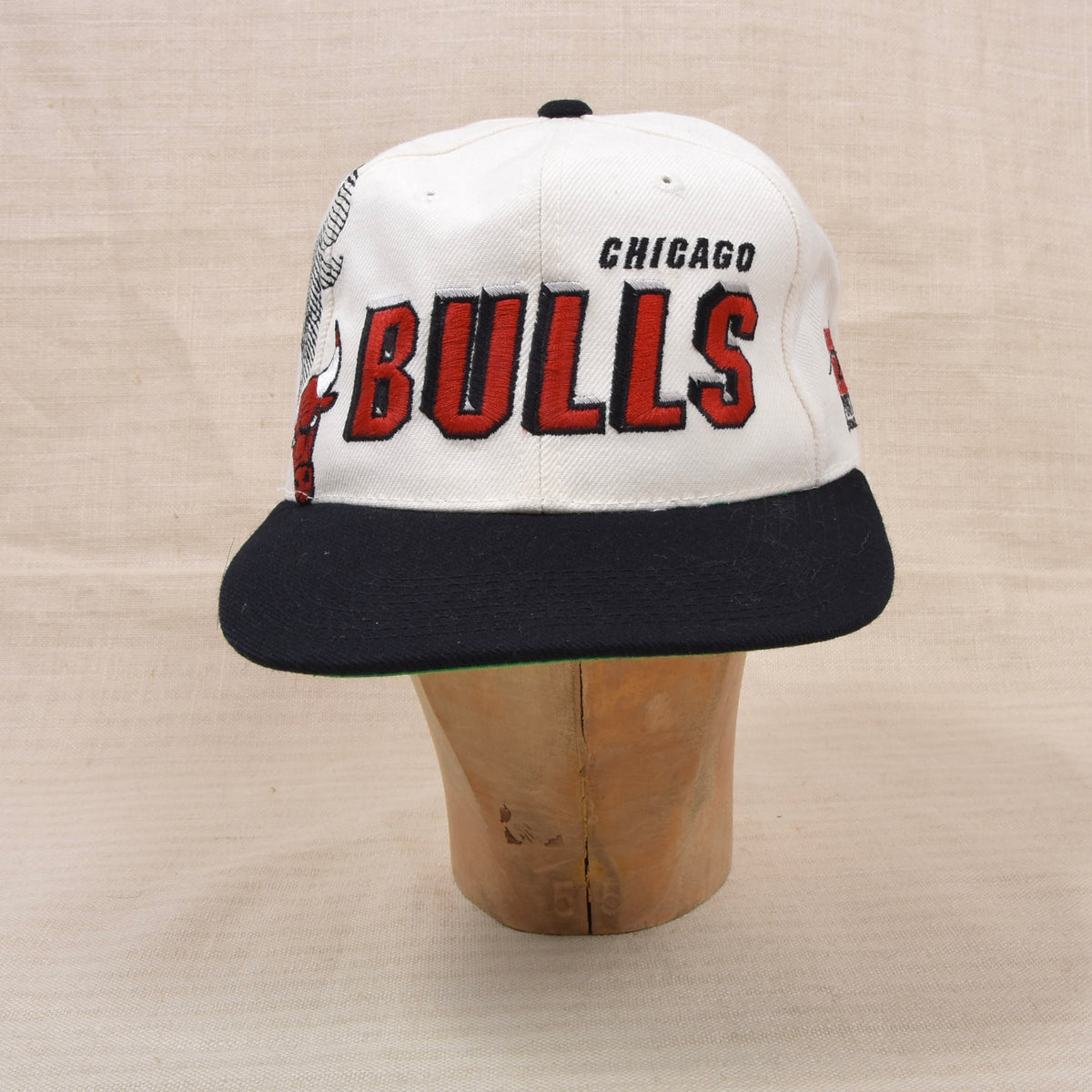 Vintae Sports Specialties 1990er Chicago Bulls Snapback - Weiß