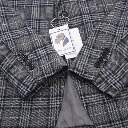 Dietmar Haas Moon Tweed-Jacke, Größe 54 (ca. 59,5 cm) – Kariert