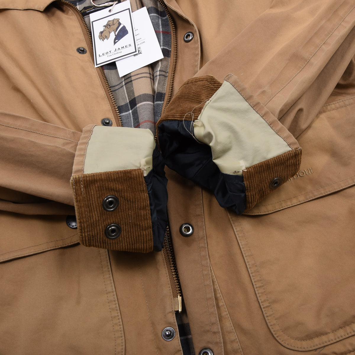 Vintage Barbour A892 Beaulieu Jacke Gr. M - Tan